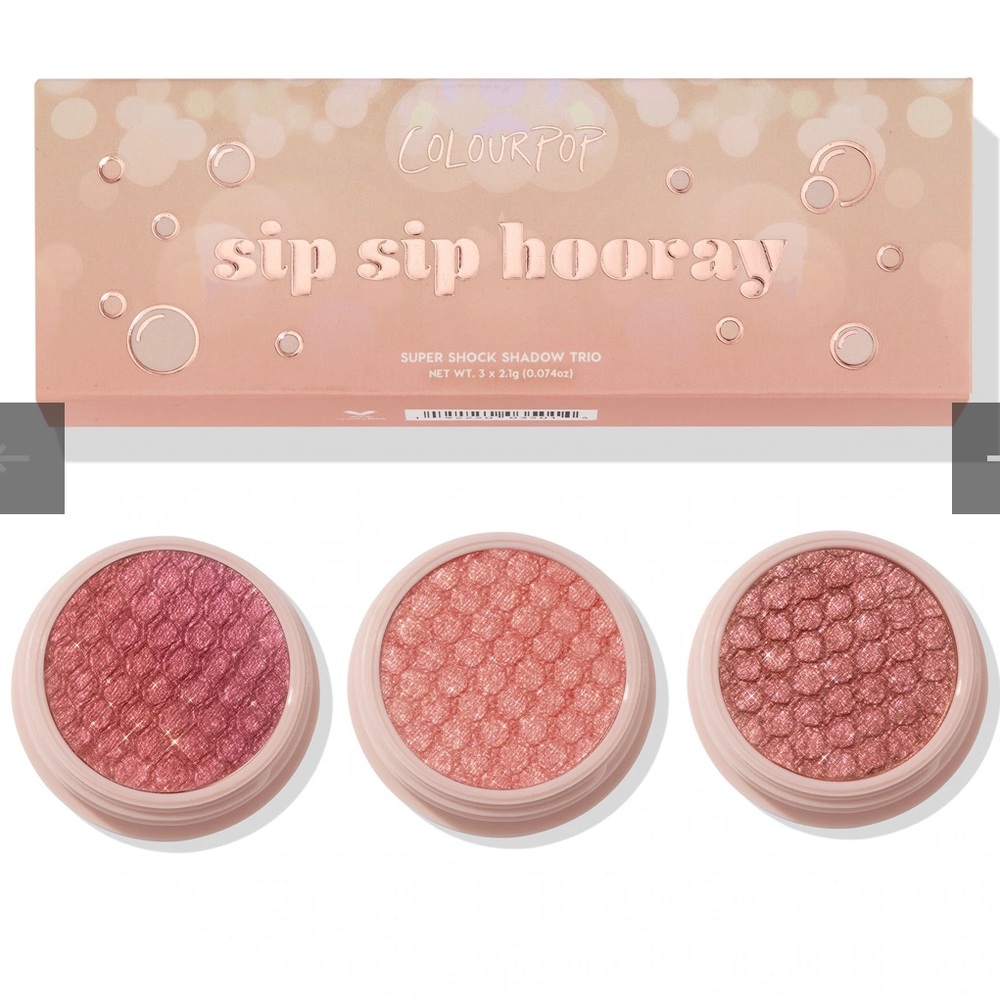 4/$22 SALE BNIB colourpop makeup collection SIP SIP HOORAY